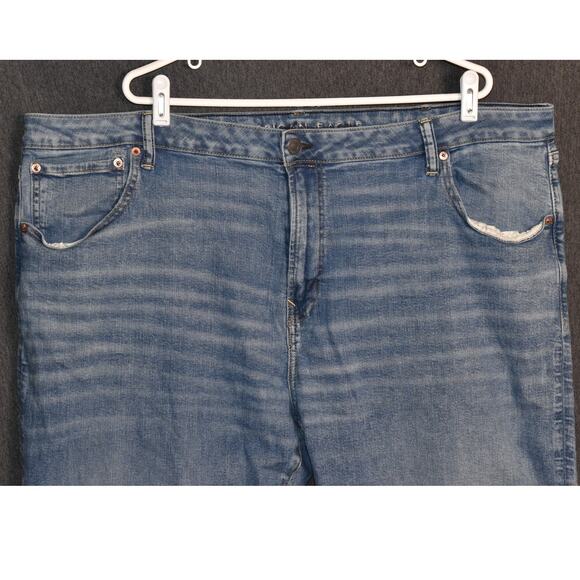 American Eagle Outfitters Airflex+ Men's 46 Distressed Denim Jeans - Picture 2 of 9
